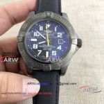 Perfect Replica Breitling Avenger Black Fiber Dial Watch Automatic Movement